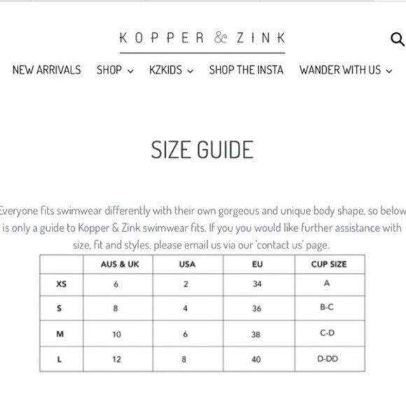 NWT Kopper & Zink Tios Out of Africa Bikini Top XS - Picture 5 of 5